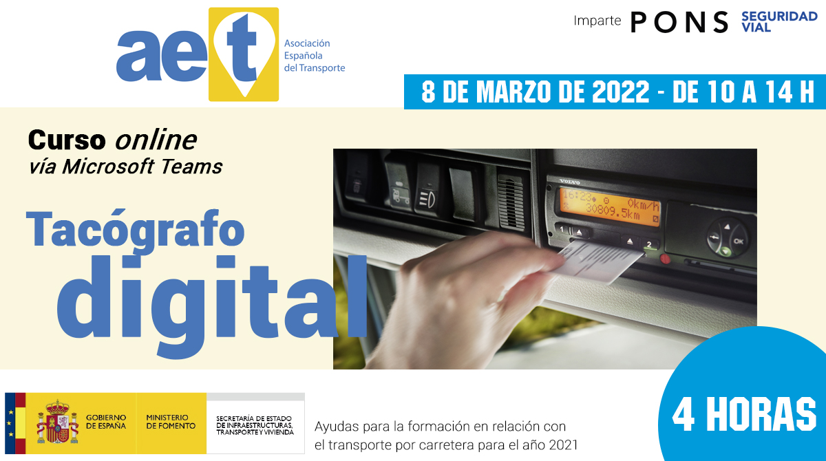 Curso online: Tacógrafo digital