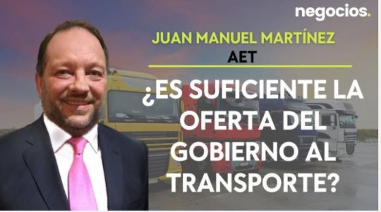 Juan Manuel Martínez(AET): ¿Es suficiente la oferta del Gobierno al transporte?