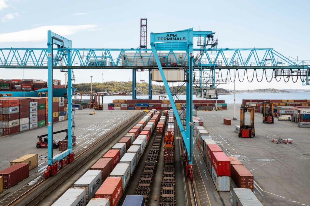 Rail freight increase in Gothenburg