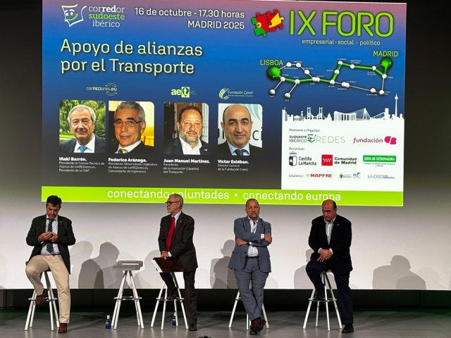 Foro Ibérico del Corredor Sudoeste: pasar de la voluntad a la ejecución para conectar Madrid y Lisboa
